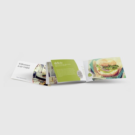 Imagebroschüre für die Bayer Gastronomie